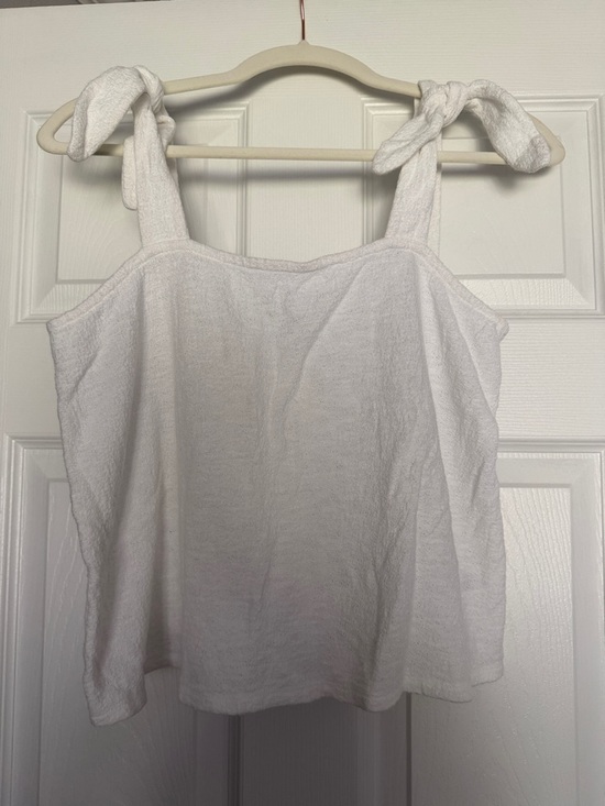 Express Tops - Express White Tie-Shoulder Camisole
